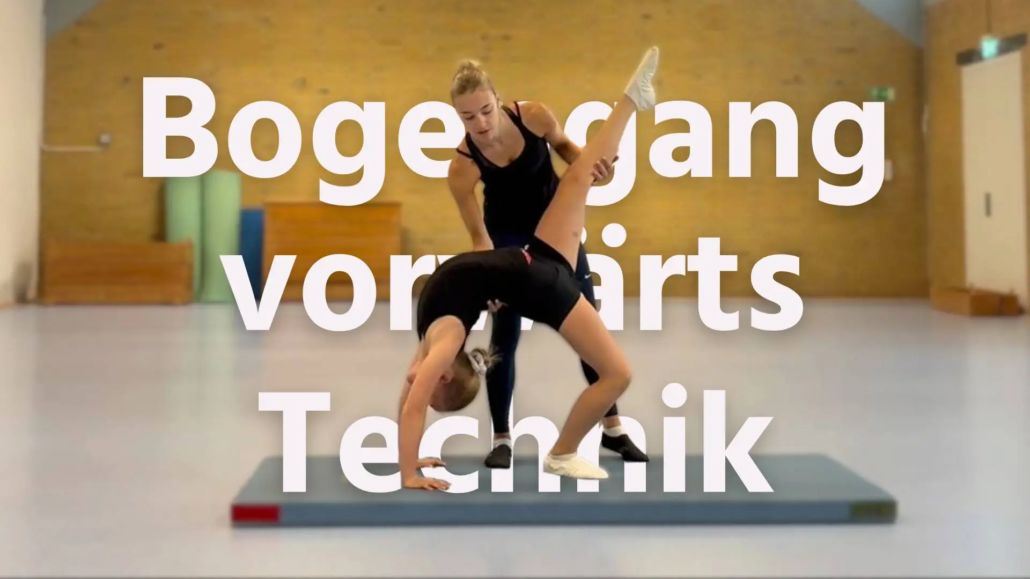 Technik Bogengang vorwärts
