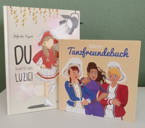 Geschenk für Gardetänzer: Kinderbuch Gardemächen Luzie und Tanzfreundebuch