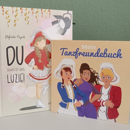 Geschenk für Gardetänzer: Kinderbuch Gardemächen Luzie und Tanzfreundebuch